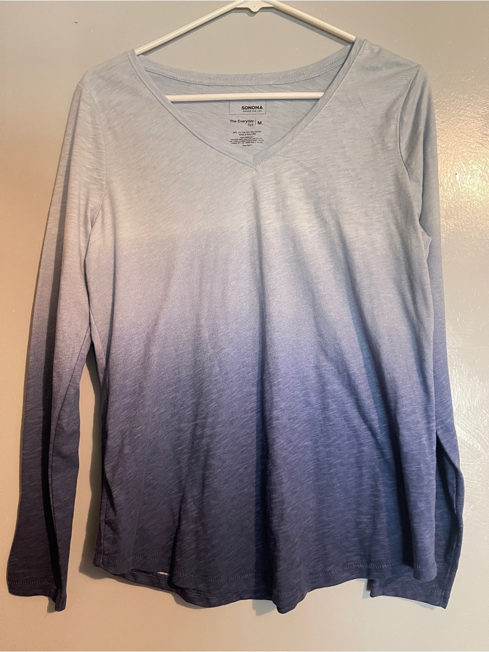 Sonoma Light Blue V-Neck (see pictures!)